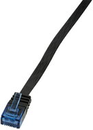 LogiLink Patch kábel SlimLine, lapos, Cat.5e, U/UTP, fekete, 1 m - CP0134B