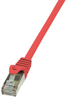 LogiLink Patch kábel Econline, Cat.5e, F/UTP, piros, 0,5 m - CP1024S