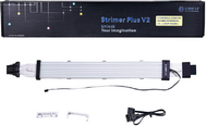 Kábel Lian Li Strimer Plus V2 12VHPWR 16pin VGA Tápkábel 32cm 8LED aRGB - STRIMER PLUS V2 16-8 PINS