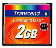 Transcend - 2GB Compact Flash Card - TS2GCF133