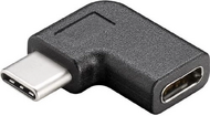 Adapter GOOBAY USB 3.1 C/M - USB 3.1 C/F "L" alakú