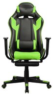Iris GCH204BE_FT fekete / zöld gamer szék
