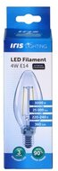 Iris Lighting Filament Candle Bulb E14 FLC35 4W/3000K/360lm gyertya LED fényforrás