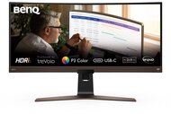 BenQ monitor 37,5" - EW3880R (Ívelt, IPS, 21:9, 3840x1600, 4ms, 300cd/m2, 2xHDMI, DP, USB-C Speaker, HDR, Freesync)
