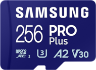 Samsung MicroSD kártya - 256GB MB-MD256SB/WW (PRO PLUS kártyaolvasóval, R180/W130, 256GB)