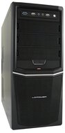 LC-Power Számítógépház - PRO-924B 420W (fekete, fekete belső, mATX/ATX, 1xUSB3.0, 2xUSB2.0, 420W táp)