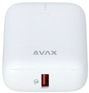 AVAX PB105W MINI 10000mAh Type C/PD 20W+QC 22.5W gyorstöltő fehér powerbank