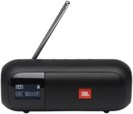 JBL - Tuner 2 (Hordozható DAB/DAB+/FM rádió Bluetooth-al), Fekete - JBLTUNER2BLKEU