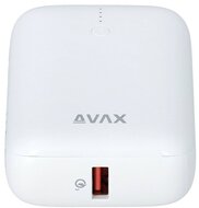 AVAX PB105W MINI PD/Type-C 20W gyorstöltő Powerbank 10.000mAh, fehér