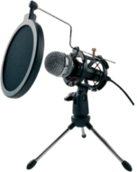 OMEGA Mikrofon VARR Gaming + 3,5 mm jack + pop filter + tripod állvány + adapter - VGMSB