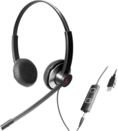 Addasound Call Center Fejhallgató UC - EPIC 502 (USB csatlakozó, Noice Cancelling mikrofon, fekete-szürke)