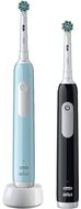 Oral-B PRO1 + Blue, Black X-Clean elektromos fogkefe + bónusz handle