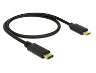 Delock - USB Type-C™ 2.0 dugó > USB 2.0 Micro-B típusú dugó 0,5 m fekete - 83333