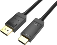 Vention Displayport 4K -> HDMI, (fekete), 1m, kábel - HAGBF