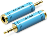 Vention 6.5mm/F -> 3.5mm jack/M, (audio,kék), kábel