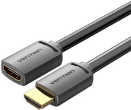 Vention HDMI/M -> HDMI/F (4K, HD, PVC, fekete), 3m, kábel
