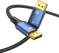 Vention DisplayPort/M (8K,HD, szövet, alu), 1,5m, kábel