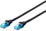 DIGITUS CAT5e U/UTP PVC 10m fekete patch kábel