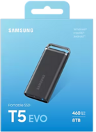 Samsung - T5 EVO Hordozható SSD 8TB - MU-PH8T0S/EU