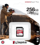 Kingston - SDXC Canvas React Plus V60 256GB - SDR2V6/256GB