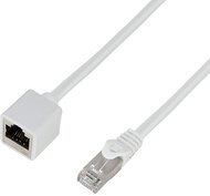 LogiLink Patch kábelhosszabbító prémium, Cat.6A, S/FTP, fehér, 3 m - CQX061S