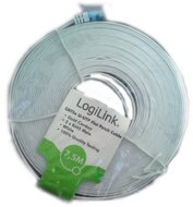 LogiLink lapos Patch kábel CAT5e 0,25M fehér - CP0132