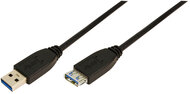 LogiLink USB 3.0 Hosszabbító kábel TypeA>TypeA, fekete 2m - CU0042