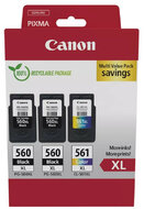 Canon - PG-560XLx2 (2x14,3ml) + CL-561XL (1x12,2ml) Multipack - 3712C009
