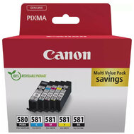 Canon PGI-580 + CLI-581 Tintapatron Multipack 1x11,2 ml + 4x5,6 ml - 2078C007