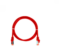 NIKOMAX Patch kábel S/FTP CAT6a LSOH, Essential Series, 10m, piros - NMC-PC4SA55B-ES-100-C-RD