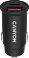 Canyon C-20 30W univerzális autós töltő adapter fekete - CNS-CCA20B03