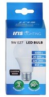 Iris Lighting E27 A60 9W/3000K/810lm LED fényforrás