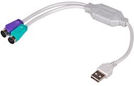 Akyga AK-AD-15 25cm USB - 2x PS/2 átalakító kábel