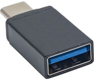 Akyga USB-C -> USB-A 3.2 Gen 1 M/F adapter fekete OTG - AK-AD-54