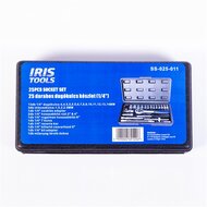 IRIS TOOLS SS-025-011 25 darabos dugókulcs készlet (1/4")
