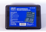 IRIS TOOLS BS-100-009 100 darabos csavarhúzó bit szett