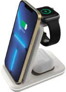 CANYON - 3-in-1 wireless charging station WS-304 - "Cosmic Latte" - CNS-WCS304CL