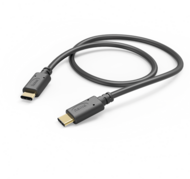 Hama - FIC E3 ADATKÁBEL USB 2.0 TYPE-C/TYPE-C (480MBPS) 1,0M, FEKETE - 00201589
