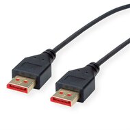 ROLINE Kábel DisplayPort 1.4, vékonyított, 1m, fekete - 11.04.5960-20