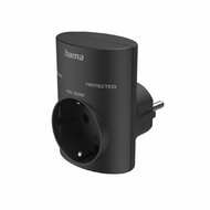 Hama Hálózati Túlfeszültségvédő adapter Black - 00223322