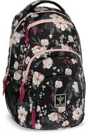 Ars Una Flowery Black 24 (5374) AU-2 hátizsák