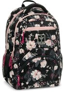 Ars Una Flowery Black 24 (5374) 27 L ergonomikus hátizsák