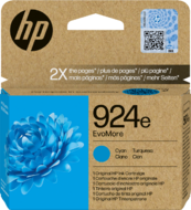 HP 4K0U7NE Tintapatron Cyan 800 oldal kapacitás No.924e EvoMore