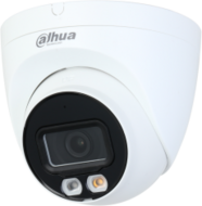 Dahua IP turretkamera - IPC-HDW2249T-S-IL (2MP, 2,8mm, kültéri, H265, IP67, IR30m, IL20m, SD, PoE, mikrofon, Lite AI)