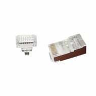 Gembird RJ45/ Modular plug 8P8C for solid Universal LAN cable FTP 100 pcs per bag - LC-PTF-01/100