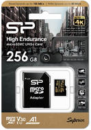 Silicon Power - Golden Series High Endurance microSD 256GB - SP256GBSTXDV3V1HSP