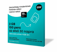 ONE - TUTI FELTÖLTŐKÁRTYÁS TARIFACSOMAG