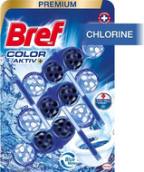Bref - WC Color Aktiv+ Chlorine illatosító golyó 3x50g
