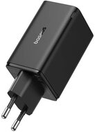 Baseus P10162705112-00 GaN6 Pro 100W EU fekete gyorstöltő adapter 1m USB Type-C - Type-C kábellel