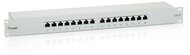 Equip Patch panel - 326316 (16 port, Cat6, árnyékolt, szürke)